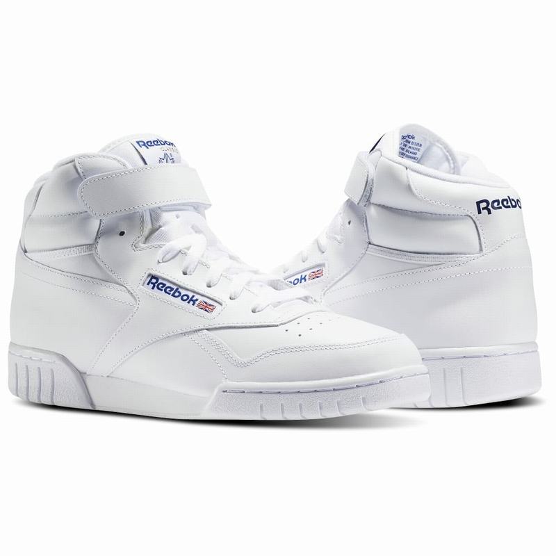 Tenisi Reebok Ex-o-fit Hi Barbati Albi Romania EO8044MA